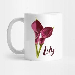Lily Painting Mug